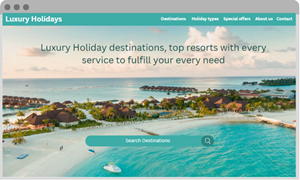 Lakeside Communications Website Design Example
